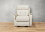 Torino Power Headrest Swivel Glider Leather Recliner