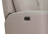 Sterling Power Headrest Swivel Glider Leather Recliner