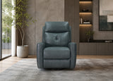 Sterling Power Headrest Swivel Glider Leather Recliner
