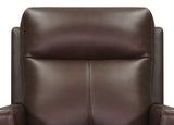 Vienna Power Headrest Swivel Glider Leather Recliner