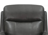 Royce Power Headrest Swivel Glider Leather Recliner