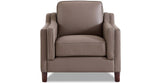 Bella Leather Sofa Collection, Taupe