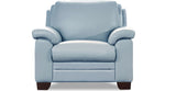 Magnum Leather Sofa Collection, Spa Blue