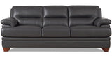 Luxor Leather Sofa, Ash Gray