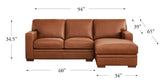 Dillon Leather Sectional Collection