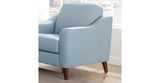 Ersa Leather Sofa Collection, Spa Blue