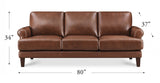 Dawn Leather Sofa Collection