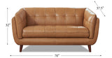 Solana Leather Sofa Collection - Hydeline USA