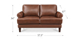 Dawn Leather Sofa Collection