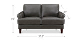 Dawn Leather Sofa Collection