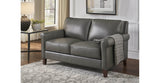 Laguna Leather Sofa Collection, Steel