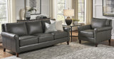 Laguna Leather Sofa Collection, Steel