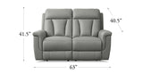 Rhapsody Power Zero Gravity Reclining Sofa Collection, Silver