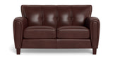 Weldon Leather Sofa Collection, Raisin Brown