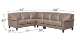 Laguna Leather Sectional Collection
