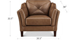 Mavery Leather Sofa Collection