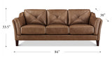 Mavery Leather Sofa Collection