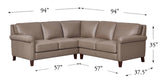 Laguna Leather Sectional Collection