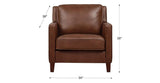 Ashby Leather Sofa Collection - Hydeline USA