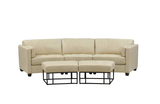 Yuna Curve Modular Leather Sofa Collection - Hydeline USA