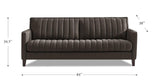 Ennis Leather Sofa Collection - Hydeline USA