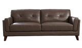 Huntington Leather Sofa Collection, Granite - Hydeline USA