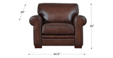 Brookfield Leather Sofa Collection - Hydeline USA