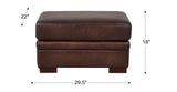 Brookfield Leather Sofa Collection - Hydeline USA