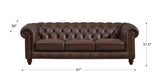 Alton Bay Leather Sofa Collection - Hydeline USA