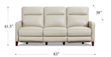 Ashby Power Headrest & Lumbar Zero Gravity Reclining Sofa Collection