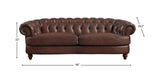 Newport Leather Sofa Collection - Hydeline USA