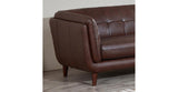 Solana Leather Sofa Collection, Brown - Hydeline USA