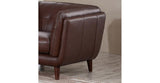 Solana Leather Sofa Collection, Brown - Hydeline USA