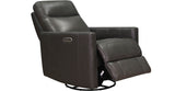 Ashby Power Headrest Swivel Glider Leather Recliner