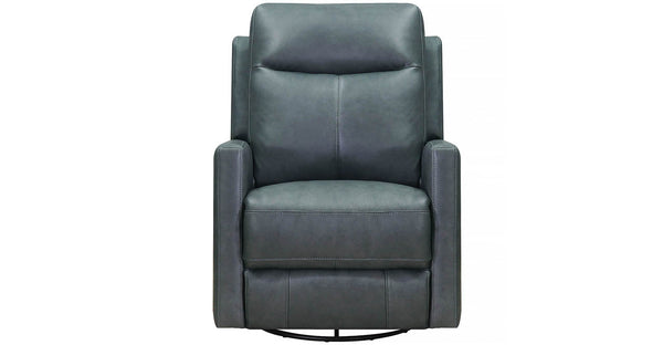 Vienna Manual Swivel Glider Leather Recliner