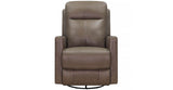 Vienna Manual Swivel Glider Leather Recliner