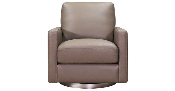 Ashby Swivel Leather Chair