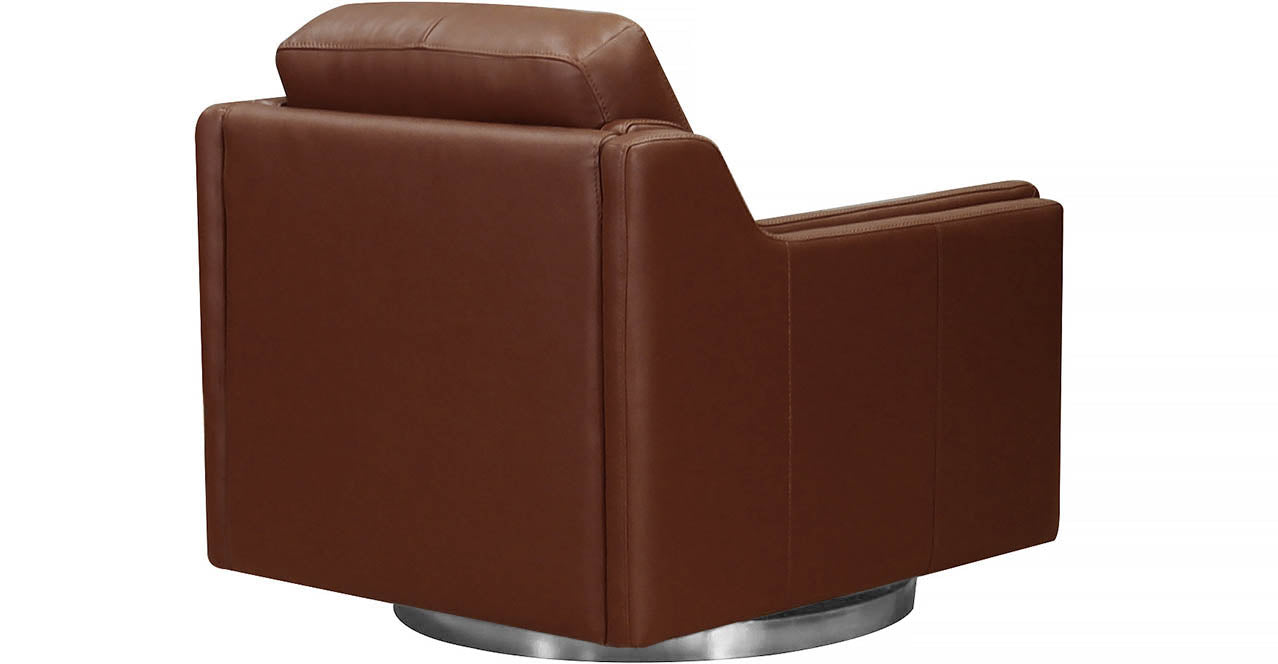 Bella Swivel Leather Chair