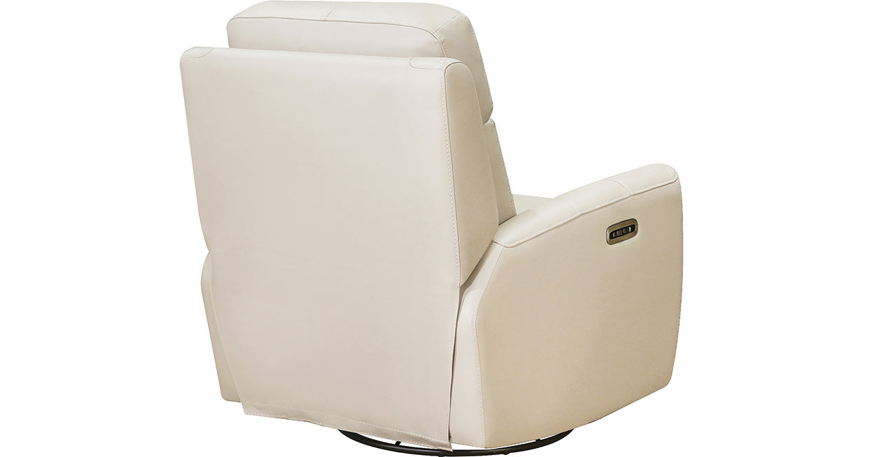 Torino Power Headrest Swivel Glider Leather Recliner