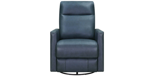 Ashby Manual Swivel Glider Leather Recliner