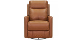 Vienna Manual Swivel Glider Leather Recliner