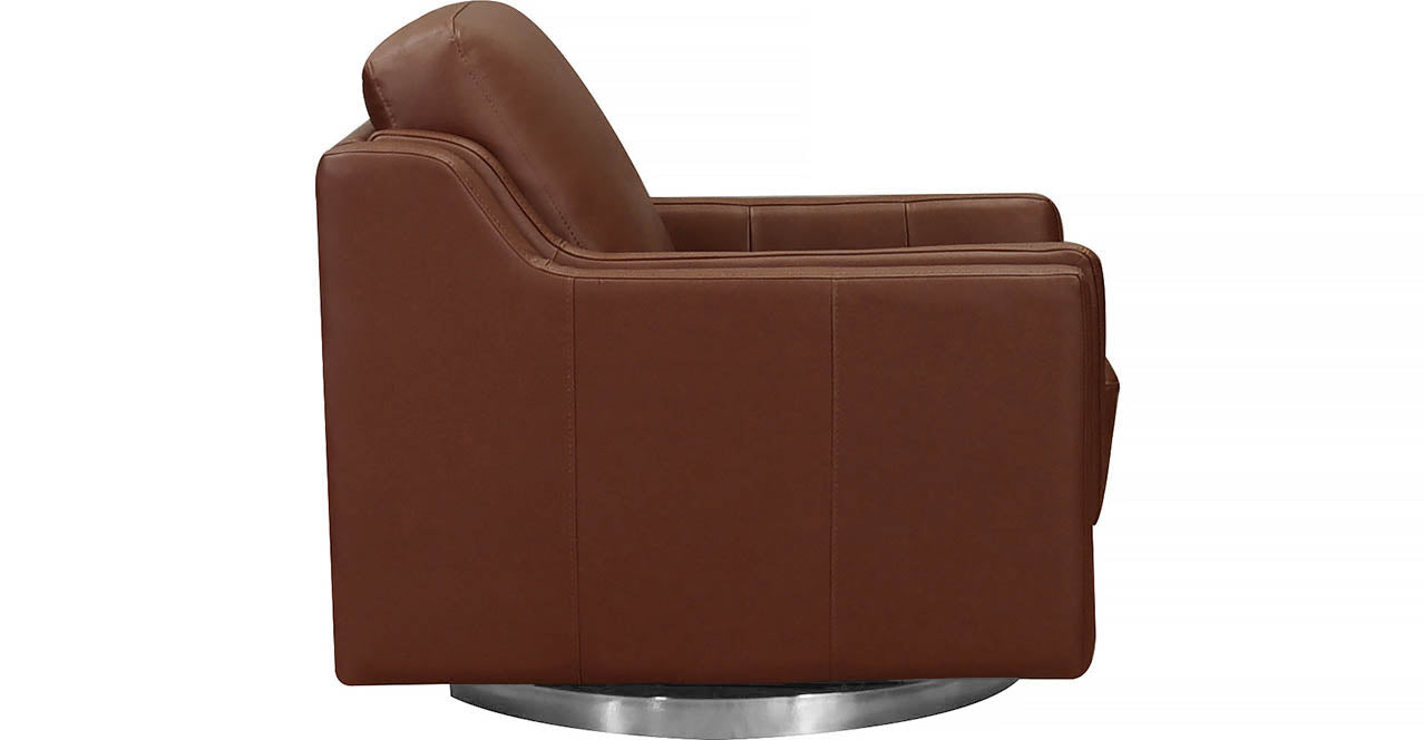 Bella Swivel Leather Chair
