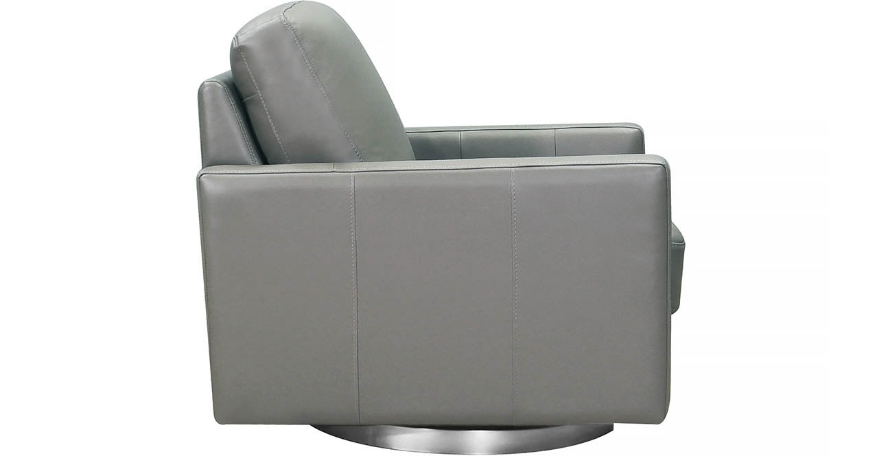 Ashby Swivel Leather Chair