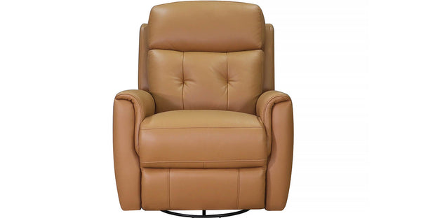 Torino Manual Swivel Glider Leather Recliner