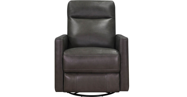 Ashby Power Headrest Swivel Glider Leather Recliner