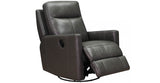 Vienna Manual Swivel Glider Leather Recliner