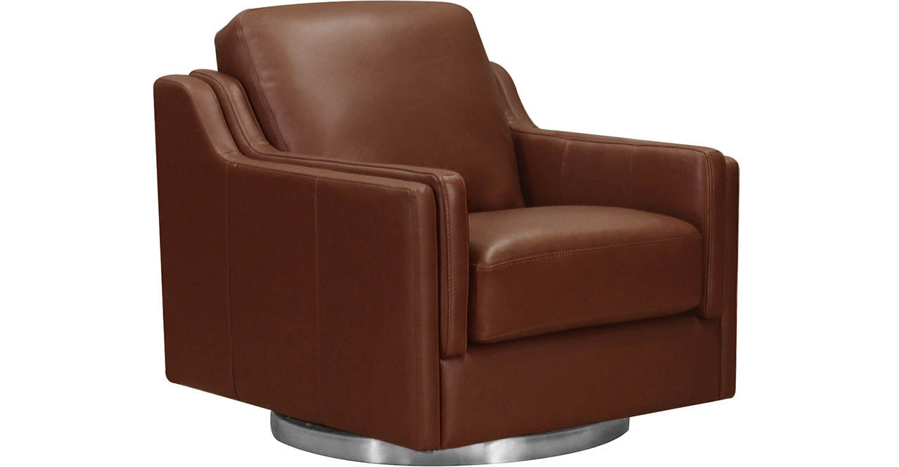Bella Swivel Leather Chair