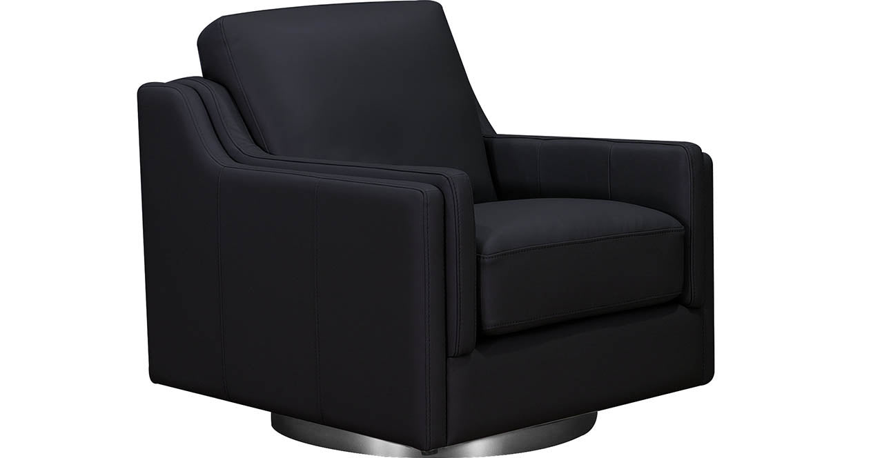 Bella Swivel Leather Chair