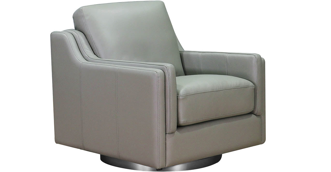 Bella Swivel Leather Chair