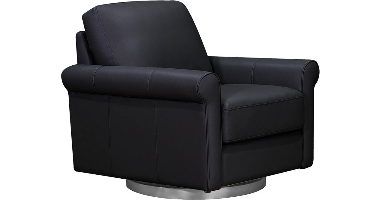 Laguna Swivel Leather Chair